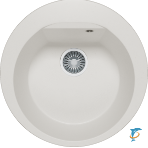 Мойка кухонная Polygran ATOL-520 Белый Хлопок (627451)