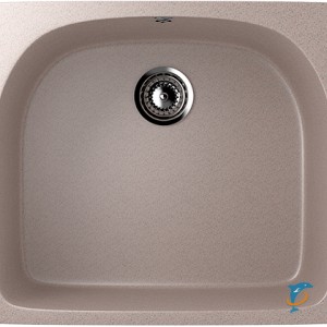 Односекционная реверсивная мойка ULGRAN U-408 песочный (U-408-302)