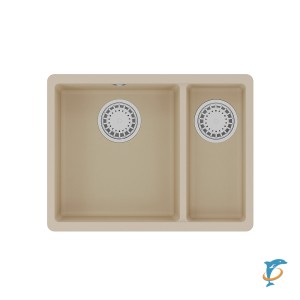 Мойка кухонная Lemark SINARA 550.2-U подстольного монтажа из кварцгранита  (9910080)