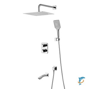 Смеситель Lemark Yeti LM7842C термостатический для ванны и душа, встраиваемый  (LM7842C)