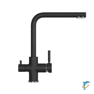 Смеситель кухонный GreenStone GS-005-308 чёрный  (GS-005-308)