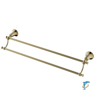 Держатель полотенца двойной KAISER Bronze KH-4008 бронзовый (KH-4008)