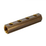 Распределительный коллектор LUXOR CD 457/4 —  Коллекторы распределительные 1", выходы с внутренней резьбой 1/2" и с резьбой под клапан выпуска воздуха VS 604/A-1/2" 