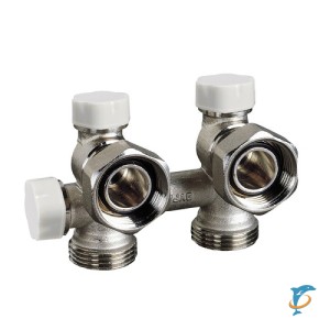 Блок LUXOR M174 3/4 (евроконус) для однотрубной системы, угловой  (13462701)