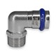 Уголок 90° для нержавеющей трубы Millennium 28х1" НР  (UPNM2810)