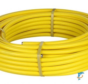 Труба гофрированная отожженная в оболочке для газа 15 (бухта 50м)  (УТ000042442)