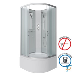 Душевая кабина Niagara NG-2309-14BK (1000х1000х2000)  (23091424BK)