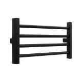 Полотенцесушитель электрический Fixsen UNIVERSAL 300х500 FX-7200B-2, черный &mdash; Водяной полотенцесушитель «Енисей» 500/1281 Terminus 16 перекладин