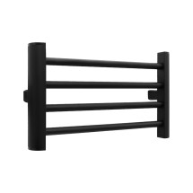 Полотенцесушитель электрический Fixsen UNIVERSAL 300х500 FX-7200B-2, черный &mdash; Водяной полотенцесушитель «Енисей» 500/1281 Terminus 16 перекладин