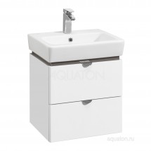 Тумба с раковиной Aquaton Скай PRO 60 белая глянец — 
