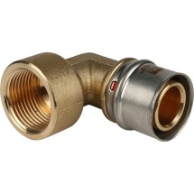 Stout Угольник-переходник с внутренней резьбой 1&quot;х32 для металлопластиковых труб прессовой — 