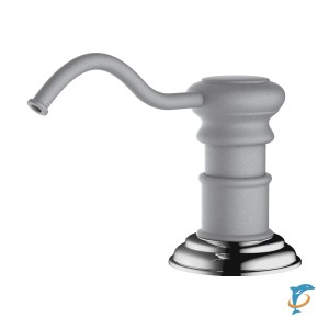 Дозатор для моющего средства OM-01-GR латунь/leningrad grey NEW  (4995032)