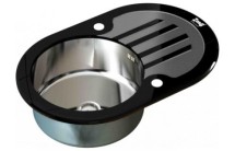 Кухонная мойка Zorg INOX GL-7851-OV-BLACK —     врезная;
    круглая;
    одночашевая мойка;
    из нержавеющей стали;
    оснащена крылом;
    оборачиваемая мойка;
    размеры (ШхГ) 78х51 см;