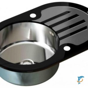 Кухонная мойка Zorg INOX GL-7851-OV-BLACK  (GL-7851-OV-BLACK)