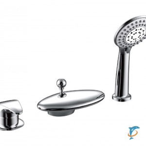 Встраиваемый смеситель на 3 отверстия Bravat Niagara  (F5140197CP-RUS)