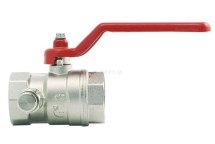 Кран шаровый Itap 115 1 1/2&quot; со спускным устройством — Кран шаровой муфтовый  полнопроходной cо спускным устройством  (рычаг)