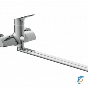 Смеситель Cersanit для ванны FLAVIS с длинным изливом однорычажный  (64093)