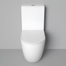 Унитаз напольный Grossman GR-4494SQ (640х360х835) безободковый, белый с тонкой крышкой, микролифт, смыв торнадо &mdash; 