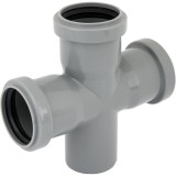 Крестовина канализационная ф 50/50/50/50 х 87* одноплоскостная &quot;Ostendorf&quot; — 