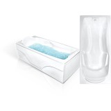 Акриловая ванна Bach Исланд 180х80 Система 5 — отдельно стоящая, акрил, форма: прямоугольник, со сливом переливом и фронтальной панелью,Система 5аэромассаж : компрессор 700 Вт с подогревом, 10 форсунок