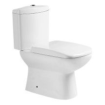 Унитаз напольный AZARIO ELANA 680х410х790 с сиденьем дюропласт микролифт (AZ-234) — 