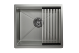 Стальная кухонная мойка Granula KS-5045U сталь матовая — 