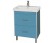 Тумба для комплекта Misty Джулия Qvatro 75 с 2-мя ящиками голубая