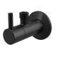 Кран угловой Alca Plast ARV001-BLACK чёрный-матовый  (ARV001-BLACK)
