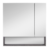 Зеркало-шкаф Misty Темза 75 с полочкой — 