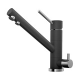 Смеситель OMOIKIRI Tonami-BL для кухни гранит/чёрный — 