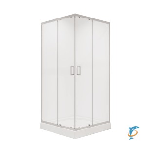 Душевое ограждение NG-6609-08 (100*100*190) квадрат, двери раздвижные, (66090811)