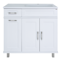 Тумба для комплекта Misty Купер 90 с Б/К белая правая — 