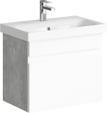 Тумба для комплекта Aqwella Smart 60 подвесная бетон светлый &mdash; 