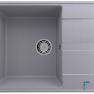 Мойка ULGRAN Quartz Prima 650 Бетон (Prima 650-05)