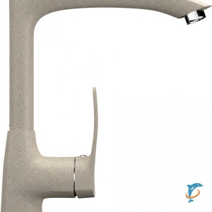 Смеситель для кухонной мойки Ulgran U-005 бежевый  (U-005-328)