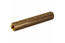 Распределительный коллектор LUXOR CD 457/6 —  Коллекторы распределительные 1", выходы с внутренней резьбой 1/2" и с резьбой под клапан выпуска воздуха VS 604/A-1/2" 