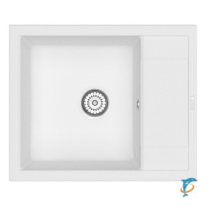 Мойка кухонная Point Римо 60 белый  (PN3010W)