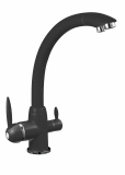 Смеситель для кухонной мойки G.lauf GOP18-A093KB чёрный — 