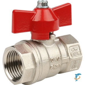 Stout Кран шаровой стандартнопроходной, ВР/ВР, ручка бабочка 1/2" (SVB-0012-000015)