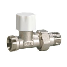 Линейный регулирующий клапан LUXOR DD 31 —  	

 	

Регулировочный клапан для радиаторов серии Tekna (для из металлопластика и полипропилена) 