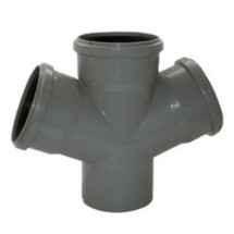 Крестовина канализационная ф 110/110/110/110 х 45* одноплоскостная &quot;Ostendorf&quot;  — 