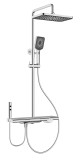 Душевая система KAISER Sano с полкой, с термостатом и гигиеническим душем 08777  &mdash; 