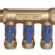 Коллектор Millennium 3/4x16ц 3 выхода синий  (KSS03416)