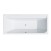 Акриловая ванна CORPA NERA Bellini 180х80 прямоугольная, универсальная, белый