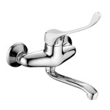 Смеситель для раковины HAIBA HB4654 хирургический латунь, хром &mdash; 