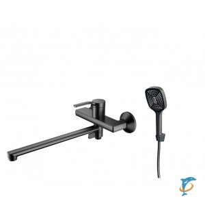 Смеситель для ванны ZOLLEN RADEN RA62616141 графит (RA62616141)