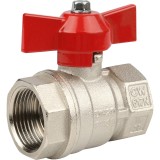 Stout Кран шаровой стандартнопроходной, ВР/ВР, ручка бабочка 3/4" &mdash; 