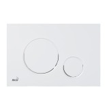 Кнопка управления для скрытых систем инсталляций Alca Plast M676 белый/матовый &mdash; 