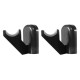 Комплект настенных регулируемых кронштейнов Royal Thermo Design 100, чёрные  (RTD100B)