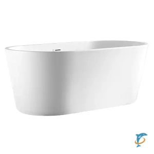 Ванна акриловая Azario RICH 1600x750x580 отдельностоящая, в комплекте с сифоном и металлической рамой, цвет белый (AZ-6605-16075)  (AZ-6605-16075)